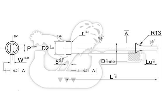 Punzone TC Ribassato Forma MTO