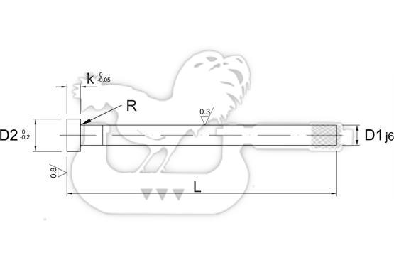 Espulsore a Testa Cilindrica DIN 1530 / FIAT